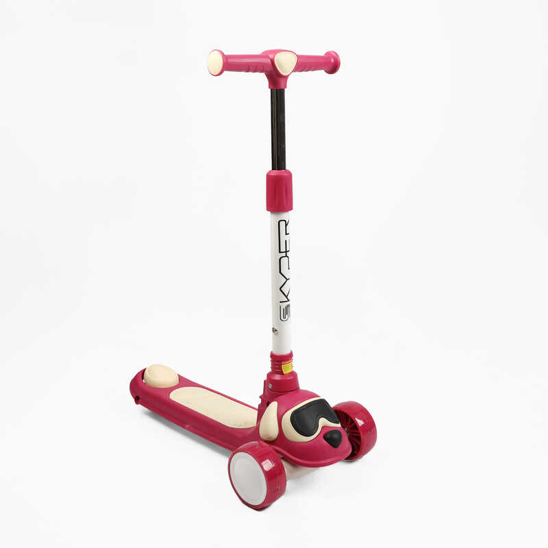 Самокат триколісний Skyper" CS-020/52 (6) колеса PU 125х40мм зі світлом, музика та підсв. платформи"