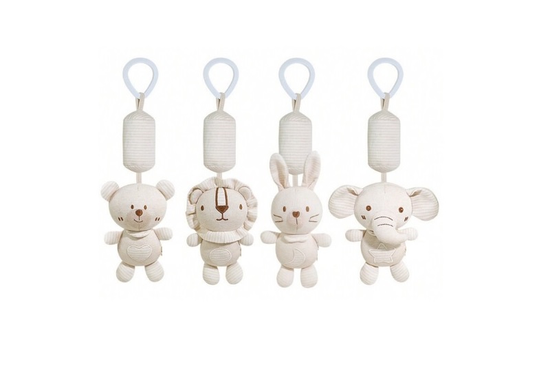 Брязкальце YE5123 підвіска тваринки м'яке з дзвіночком.4в.кул. /70/