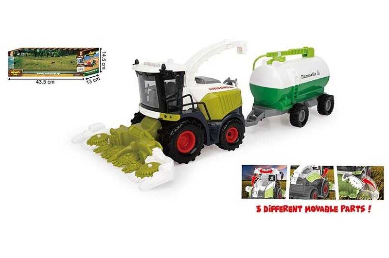 Комбайн 550-7 C (36/2) звук, підсвічування, інерція, причеп, рухливі елементи, в коробці