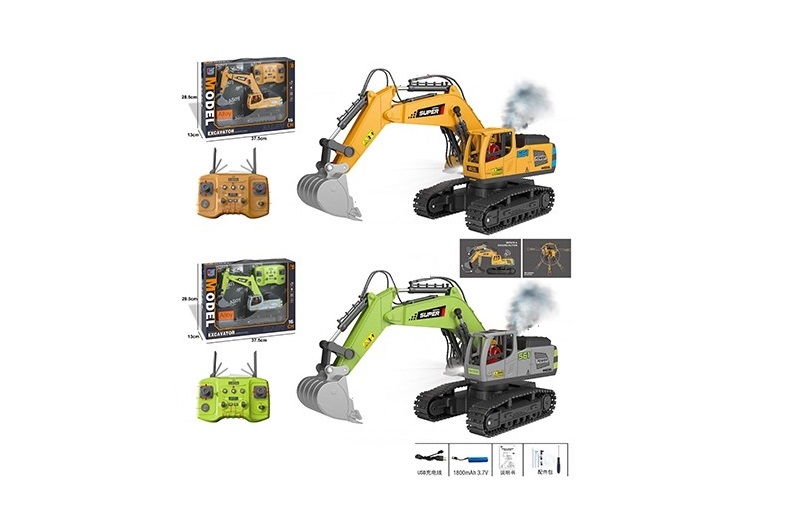 Р.К.Будтехніка 689-713 екскаватор метал.акум.USB.світ.дим.кор.37,5*13*28,5 /18/