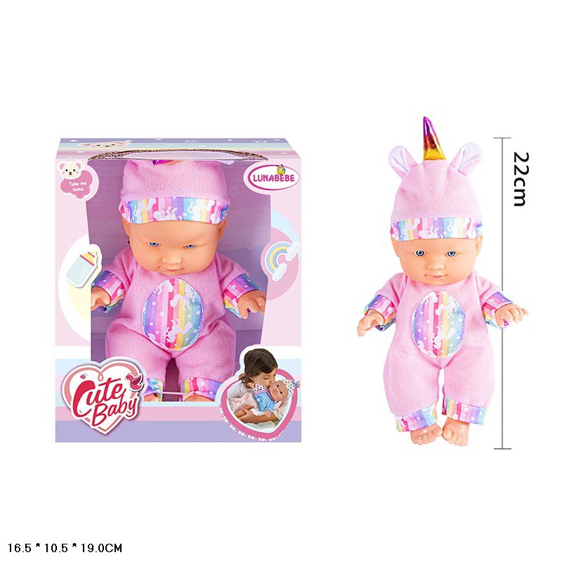 Пупс арт. HX640-1/3/6 (96шт/2)   мікс 3 види, аксес короб. 30см