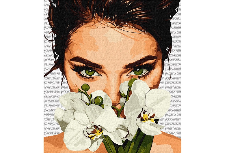 Картина по номерах Барвиста поезія: Орхідея" 40х50см  KHO8596"