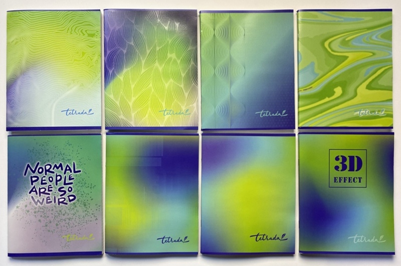 Зошит 96 арк. клітинка серія 3D 3D EFFECT, ТМ Фемілі Лайн,10/120 ТЕ12926 УПАК10шт