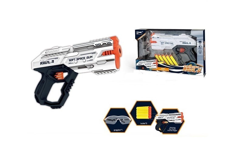 Бластер 826-64A з присосками та окулярами.кор.36*6,5*21,3 /48/