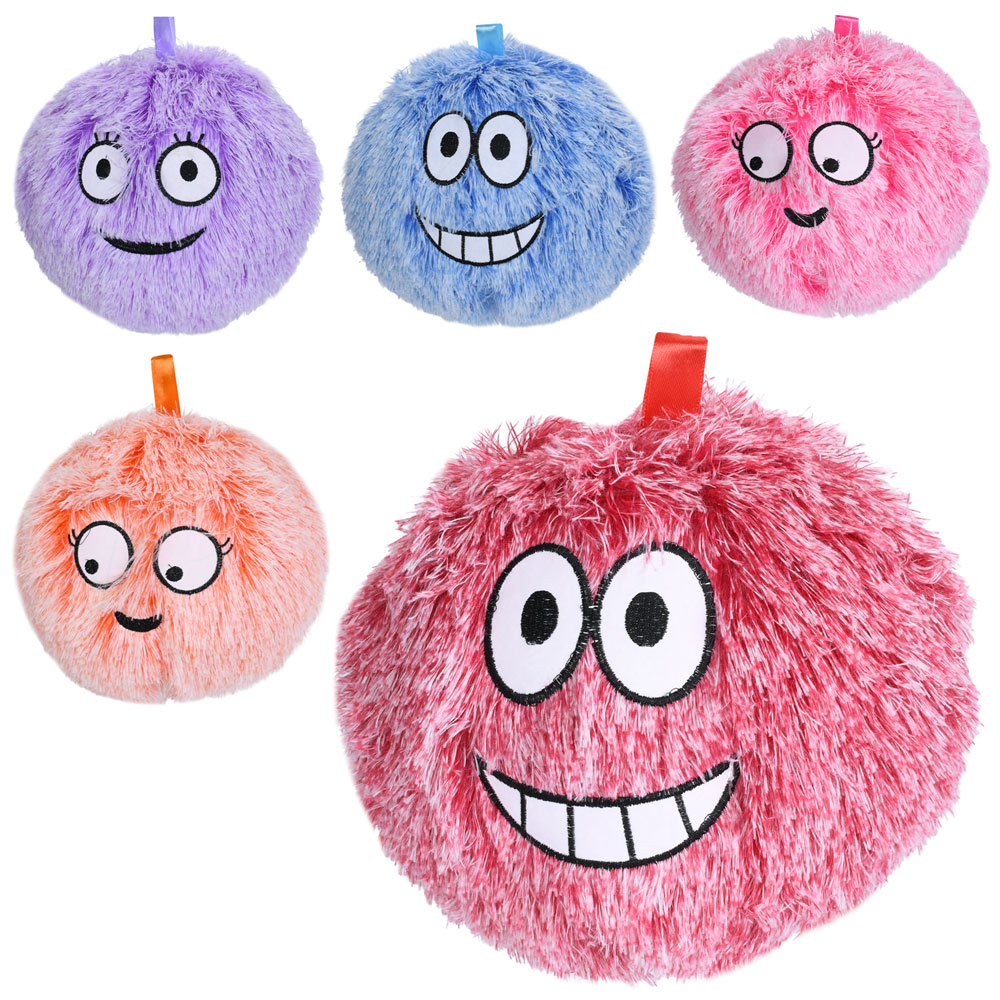 М'яч дитячий MS 4854 (36шт) 9 дюймів, плюш, 100г, мікс видів/5 кольорів, у пакеті