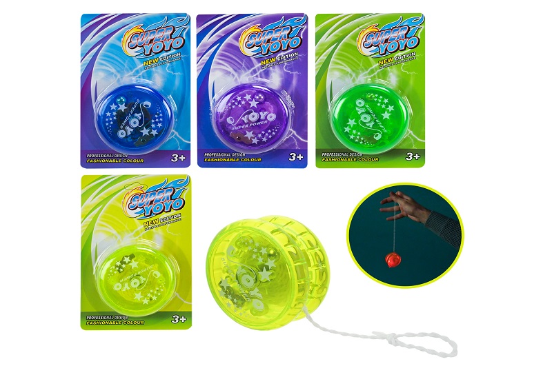 Гра Йо-йо" арт. 355-1 (480шт/2) мікс 4 кольори, світло, планшет 9*3*14см"