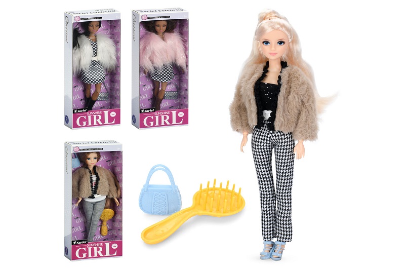 Лялька 92066-E-F (60шт) 30см, шарнірна, 4 види, в кор-ці, 12-32-5см