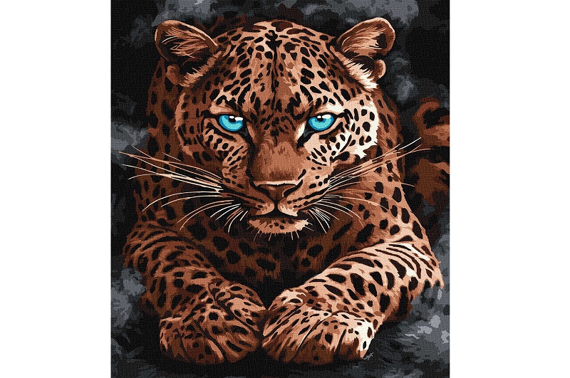 Набір для розпису по номерах Дикий гепард" 40x50см KHO6814"