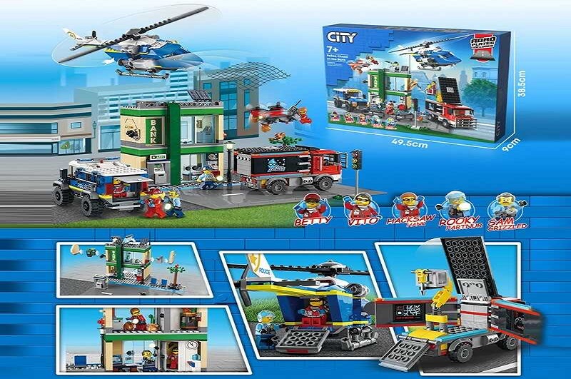 Конструктор 79019 (16) “Пограбування банку”, в коробці