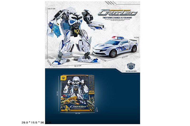 Робот арт W8836B (12шт) машина, Поліція, короб. 29*15,5*36,5см