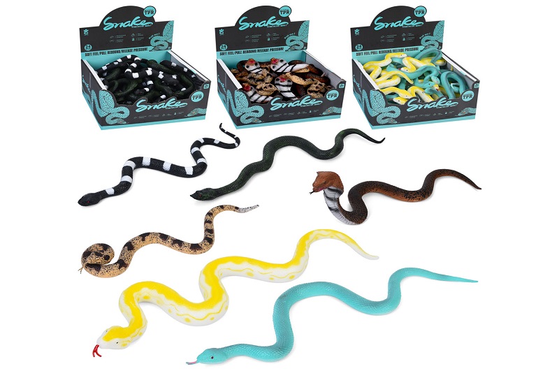 Фігурка C6130-38-39-40 (72шт) змія, 36см, у пакеті, 3 види дисплеїв, 24шт(2види) в дисплеї, 32-15-25