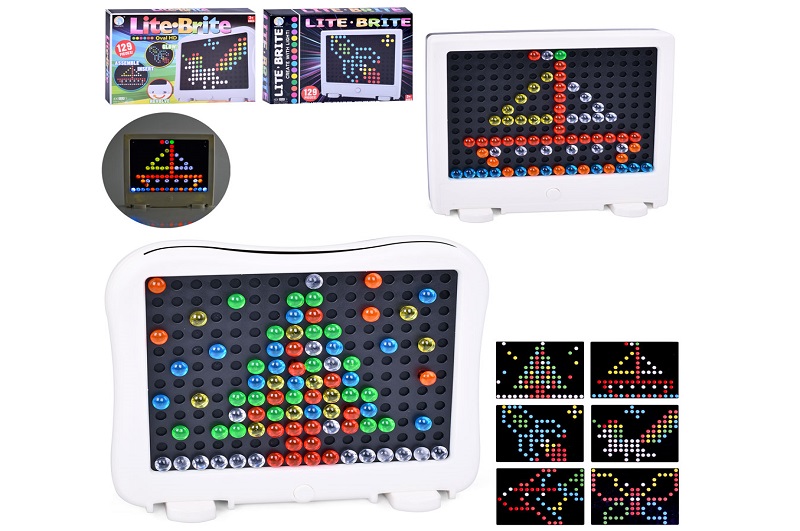 Мозаїка YM2021-10-11 (15шт)25-24-3,5см, 129дет, світло,на бат-ці, 2види, в кор-ці,34-24-4см