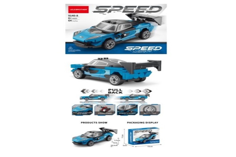 Конструктор арт. 9140-8 (144шт) у коробці 15*5*11см