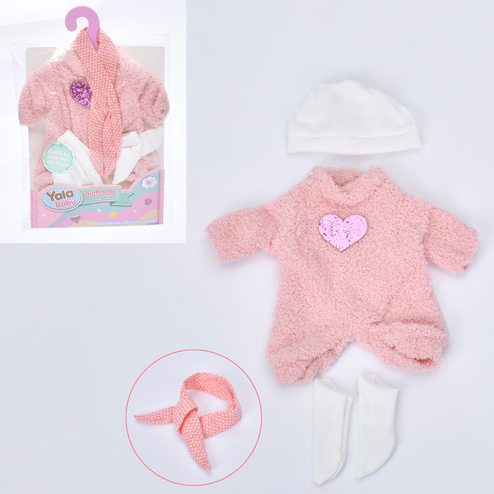 Вбрання для ляльки YLC335A (120шт) для ляльки 30-35см, у пакеті, 19-31-2см