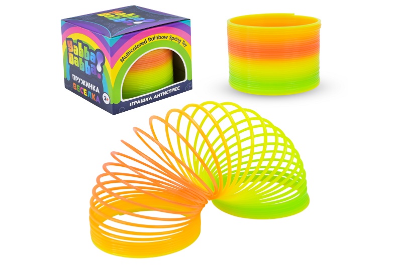 Пружинка Веселка" Yabba Dabba арт. YD2549 (360шт/2) короб. 7*7,7*7,7 см"