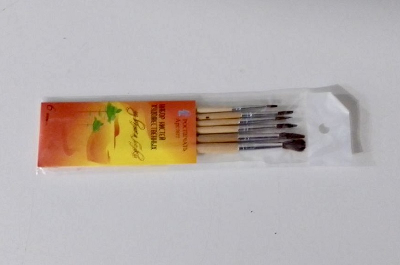 Набір пензлів художніх 6шт. 7677(12)