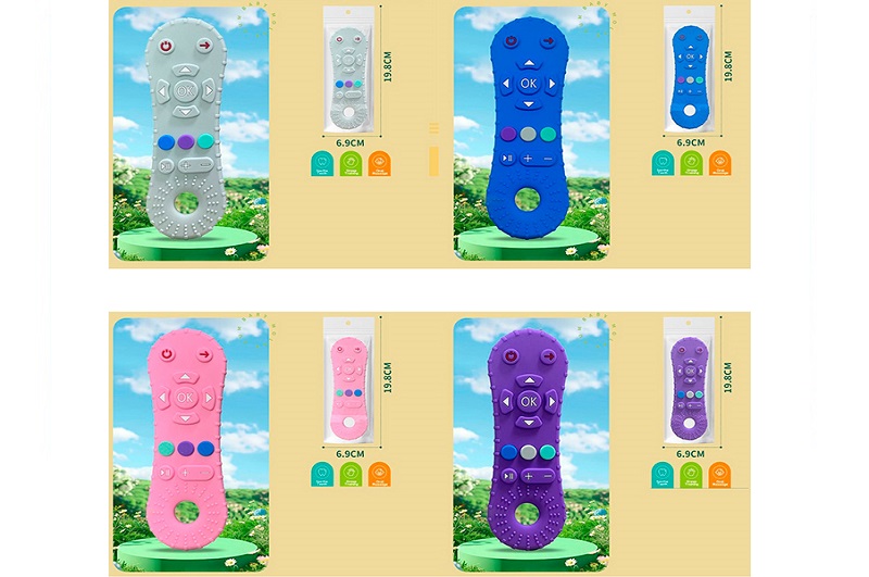 Гра A563-5-6-7 (100шт) пульт, 15-5-0,5см, прорізувач, текстурний, 4 кольори, у пакеті, 7-17-0,5см