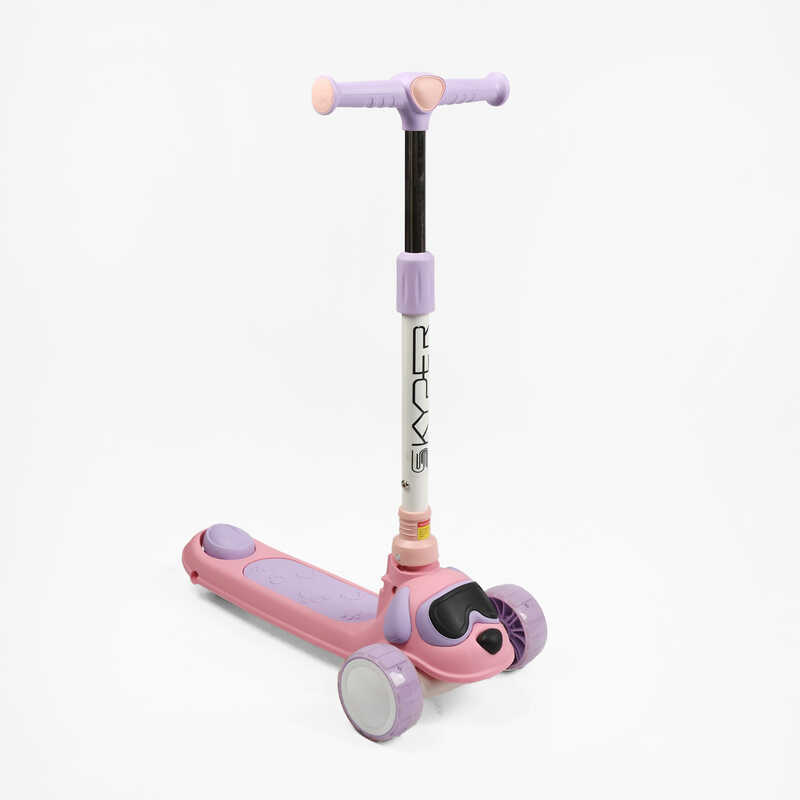 Самокат триколісний Skyper" CS-041/16 (6) колеса PU 125х40мм зі світлом, музика та підсв. платформи"