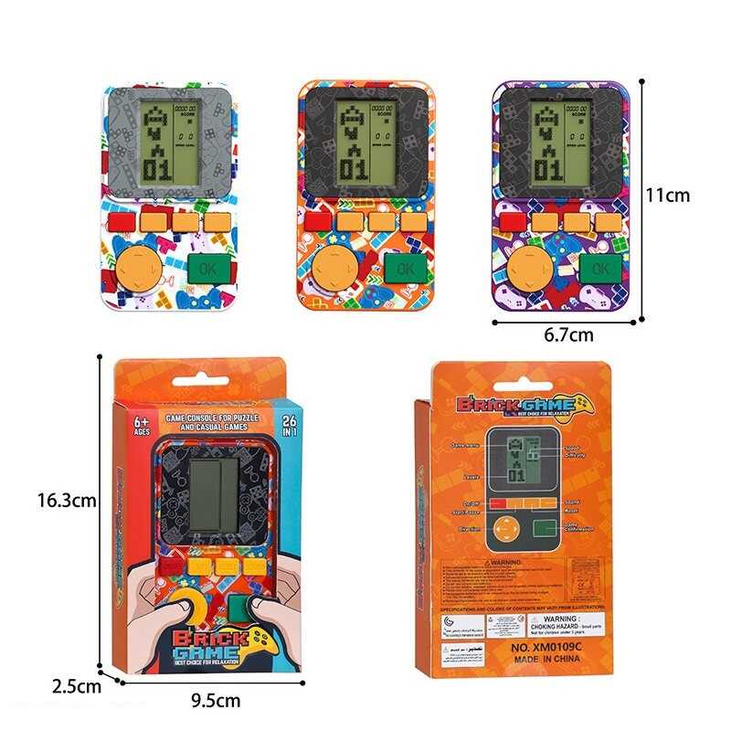 Тетрис XM 0109 C (192) класичні ігри, 2 режими роботи, рівні складності, в коробці, МІКС ВИДІВ