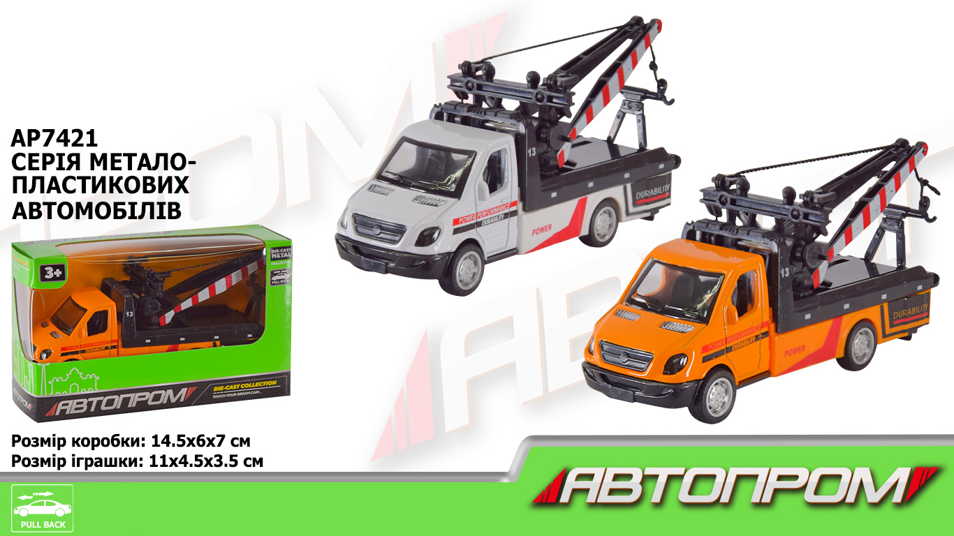 Машина мет. АВТОПРОМ арт. AP7421 (96шт/2) короб. 14,5*6*7см