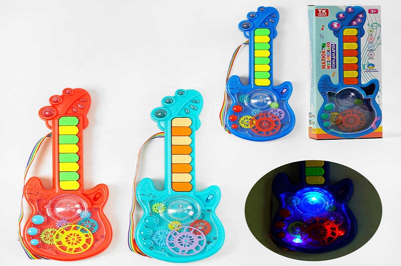 Гітара на батарейках TK 14702 (48) TK Group", 3 кольори, УКР. МОВА, 2 режими гри, 8 пісень, піаніно"