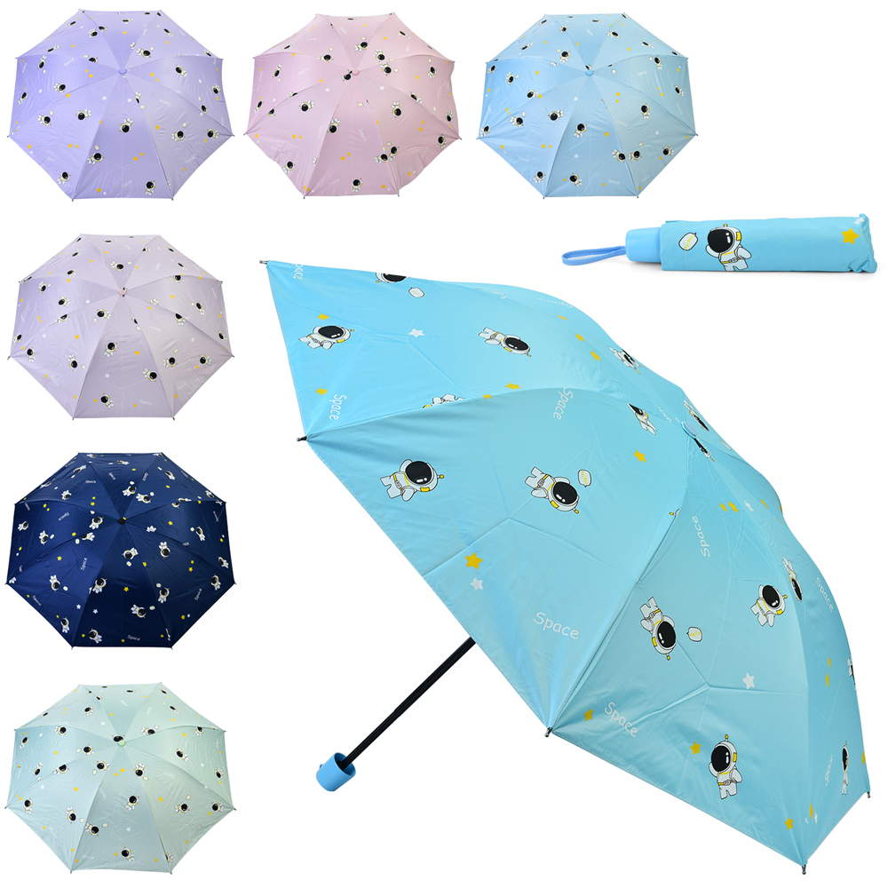 Парасолька MK 5261 (30шт) механічний, складна, довжина 67см, діаметр 99см, спиця 53см, чохол, 7 коль