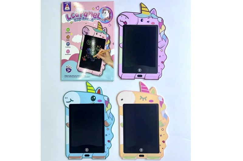 LCD планшет LC66-60 (60шт) 8дюймів, єдиноріг, 20-31см, кольоровий, 3види, на бат(табл), в кор-ці, 21