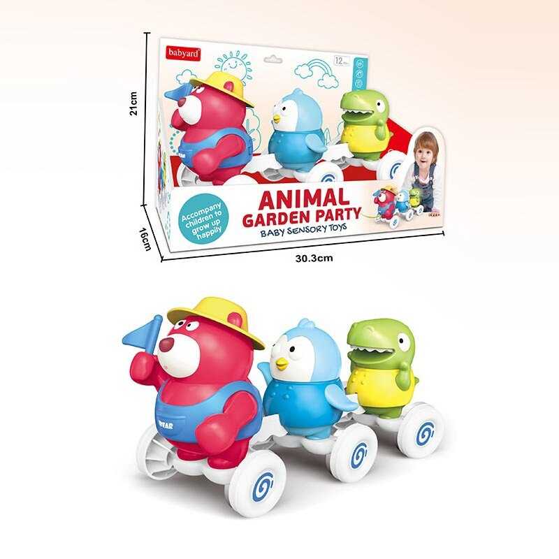 Каталка BY 311 (24/2) звук, мелодії, мотузок, в коробці