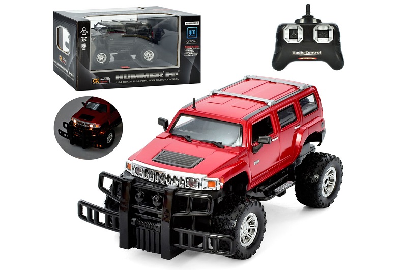 Джип 866-398H3 (12шт) Hummer,21см,р/к,гумові колеса,світло,на бат-ці,2 кольори, в кор-ці 33-18-16см