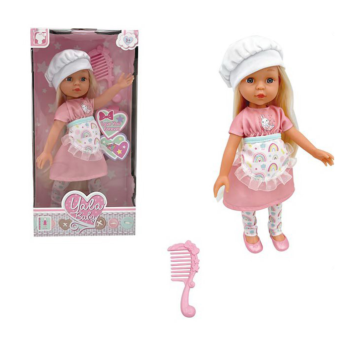 Лялька R242G (48шт) 32см, гребінець, в кор-ці, 18-35,5-8см