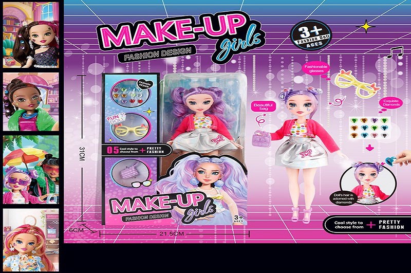 Лялька арт. 2788C (48шт/2)  з набором аксесуарів короб. 31*6*21 см