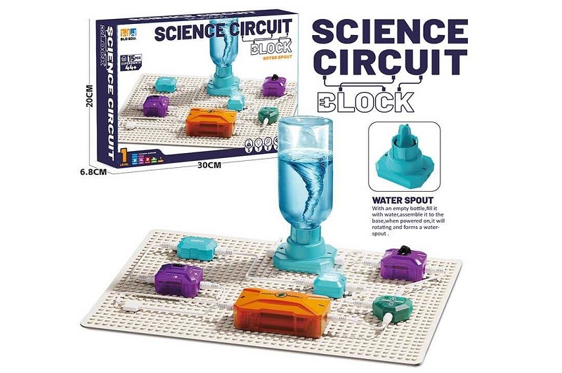 Електронний конструктор D 1010 (60/2) 15 елементів, на батарейках, експерименти, в коробці