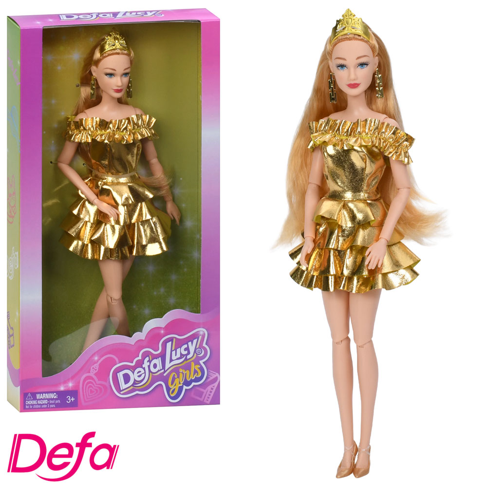 Лялька DEFA 8832 (12шт) 29см, шарнірна, в кор-ці, 16,5-31-4,5см