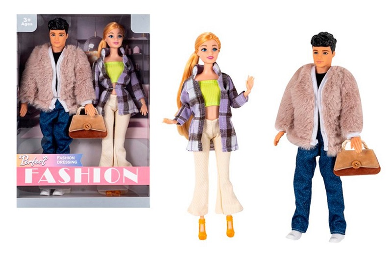 Лялька ST9958-11 (20шт) 2шт, 30см, сім'я, шарнірні, аксесуари, в кор-ці, 22-32,5-6см