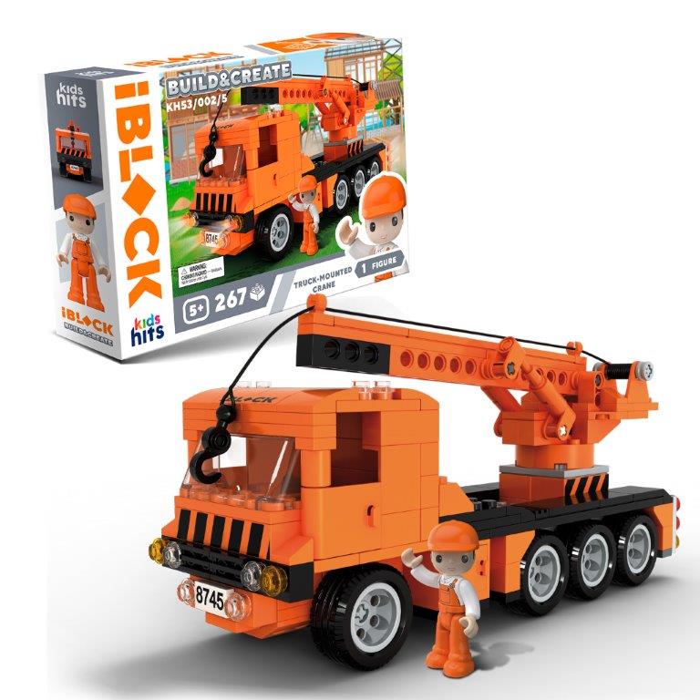 Конструктор Kids hits IBLOCK JUNIOR арт. KH53/002/5 (24шт)   267дет, короб. 32*5*21,5см