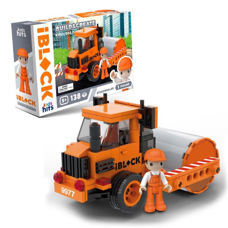 Конструктор Kids hits IBLOCK JUNIOR арт. KH53/002/1 (36шт)   146дет, короб. 24*6*16см