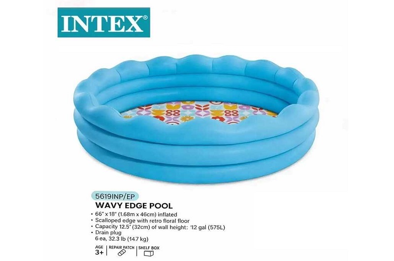 Басейн 56191 NP Intex (6) розміром 168x46 см,обсяг632л,від 3 років