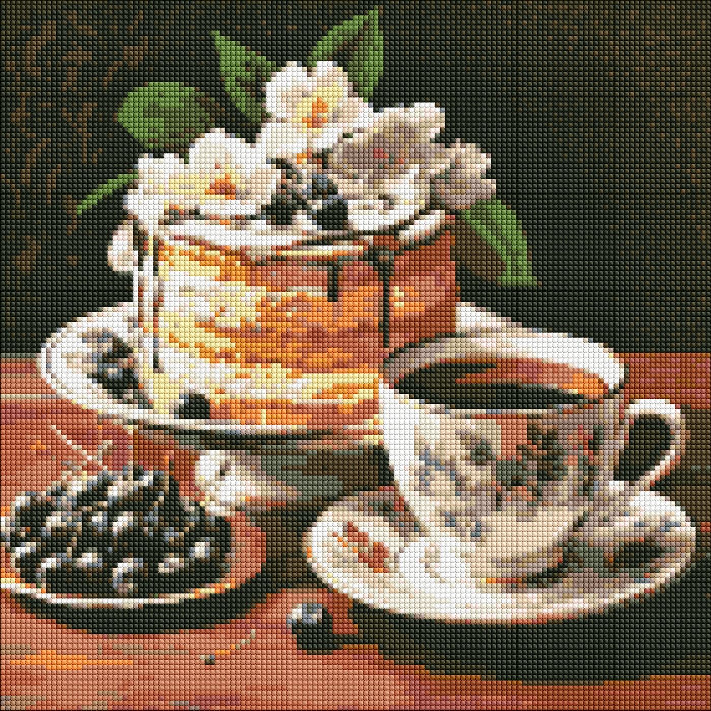 Набір з алмазною мозаїкою Фруктова солодкість" 40х40см  AMO7905"