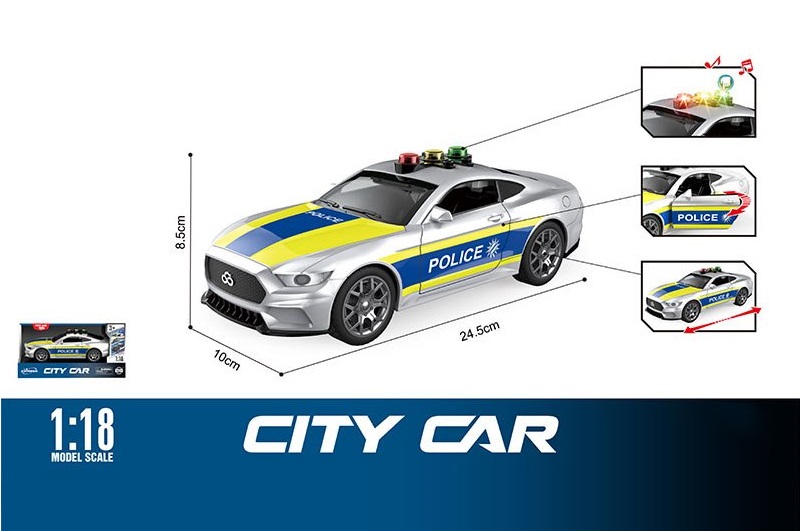 Машина POLICE арт.WY1162F (36шт/2) батар.свiтло,звук,короб.28,4*12*14,5см