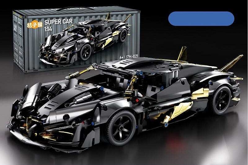 Конструктор JZH 021 (24) “Автомобіль”, масштаб 1:14, в коробці