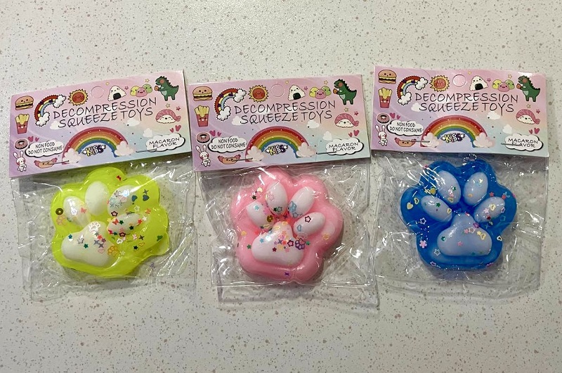 Антистрес Лапка, мікс кольорів