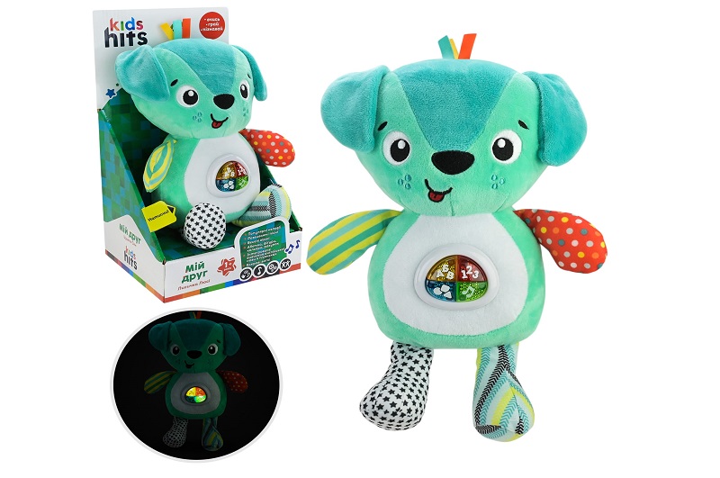 Муз розв.Мій друг Kids Hits арт. KH12/003 (16шт)Цуценя, батар,вірші, мелодії, фрази, пісня, короб.
