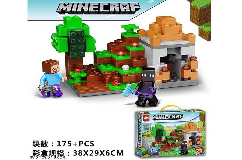 Ігровий набір конструктор  арт. 81009,  MINECRAFT  175дет., короб. 38*29*6см