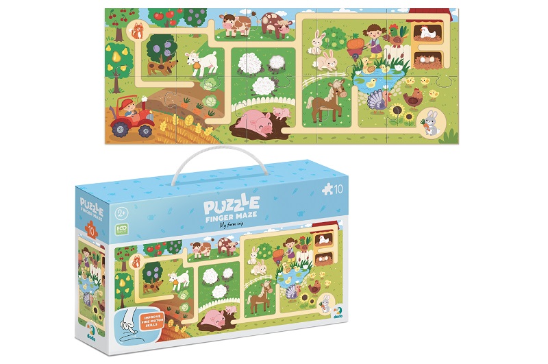 Пазл-лабіринт «Моя мандрівка фермою»  До300586