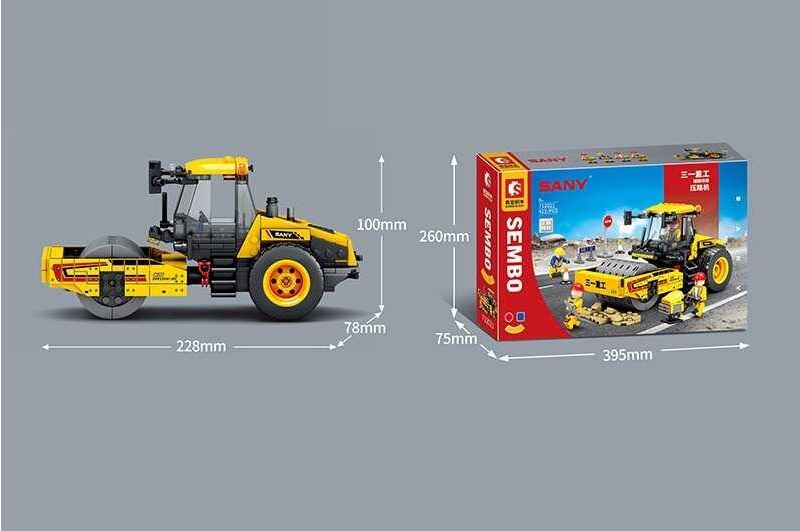 Конструктор 712021 (18) Каток", 423 деталі, в коробці"