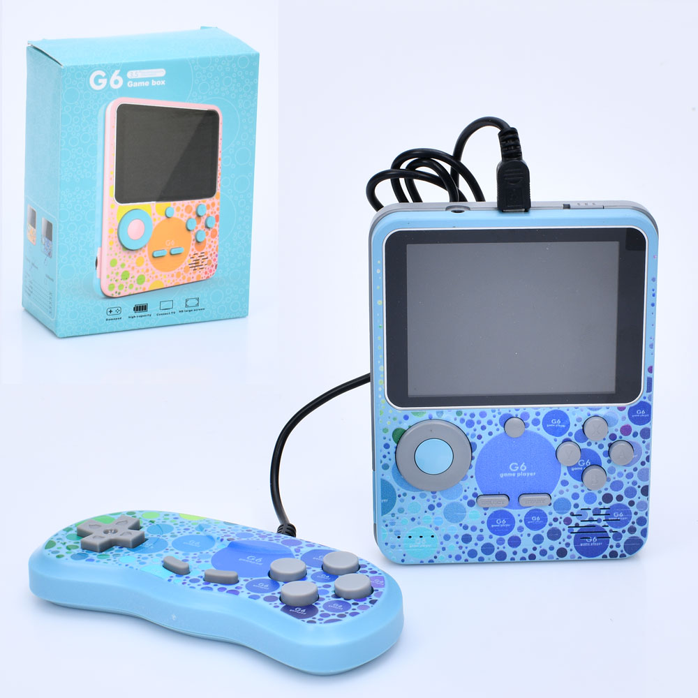 Гра TD2023158 (10шт) консоль,666 ігор,кол. екран 3дюйм,геймпад, TV/AV-кабель,акум,USB, 14,5-11-5,5см
