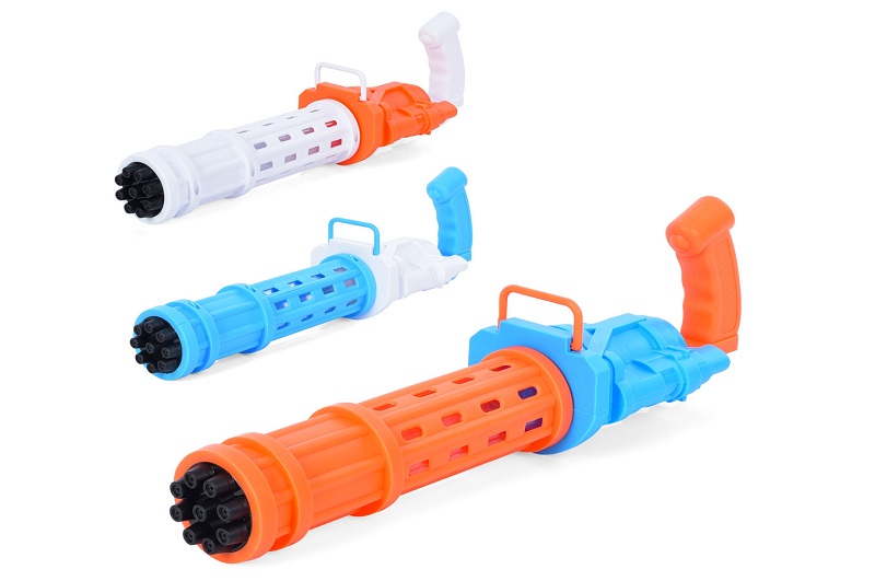 Водяний насос MR 1028 (60шт) кулемет, 33см, 3 кольори, в кульці 43-18-8см