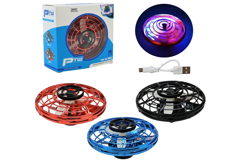 Запускачка арт. 898 (120шт/2) акум 3 кольори, індукційна світло короб. 11,5*5*11,5см