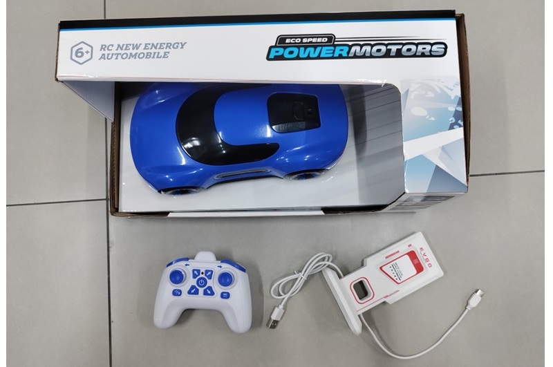 Машина р/к арт. PM3413 (18шт) POWERMOTORS" акум,світло,звук,пар,заряд.станція,пульт кер.,у короб.37"