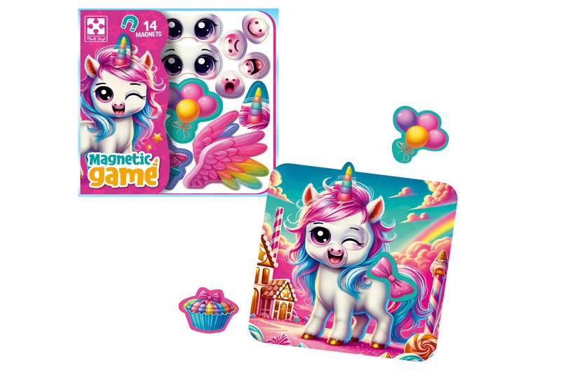Гра розвиваюча Vladi Toys магнітна Емоції Єдиноріжки" VT3220-01 (укр)"